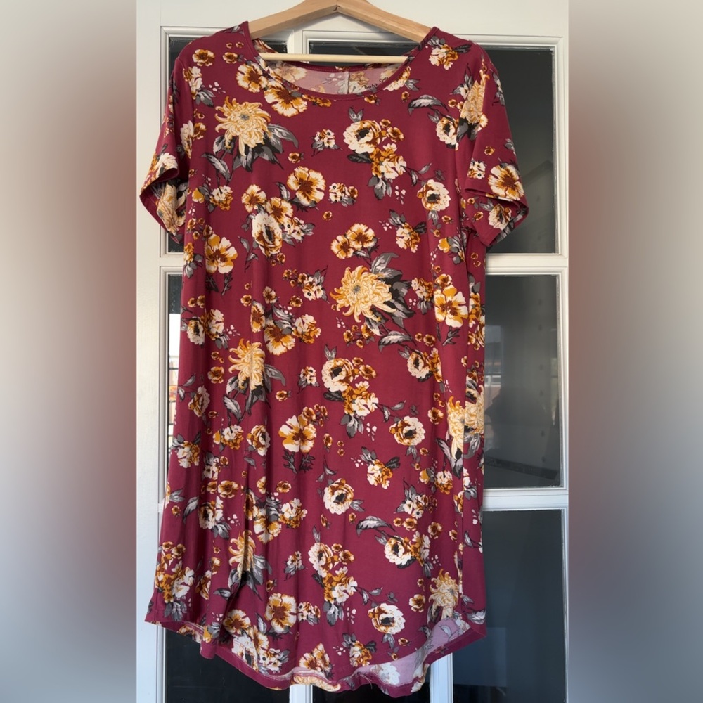 Pink Floral Dress